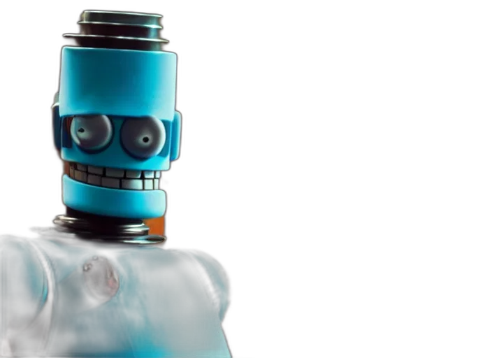 robot, bottle, face, mask transparent PNG cut-out