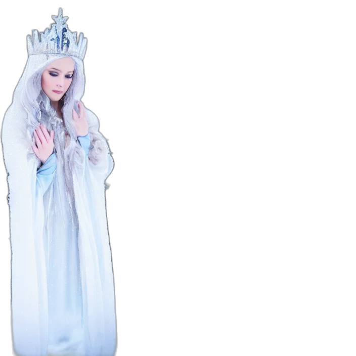 dress, crown, concept art, 3d render transparent PNG cut-out