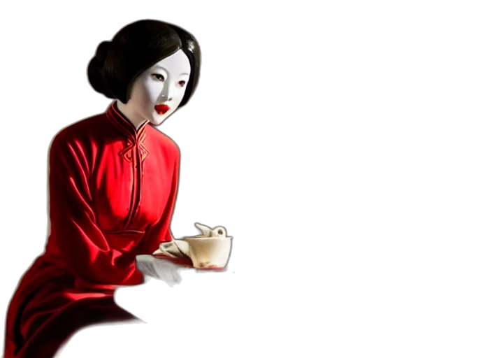 mask, robot, face, dress transparent PNG cut-out