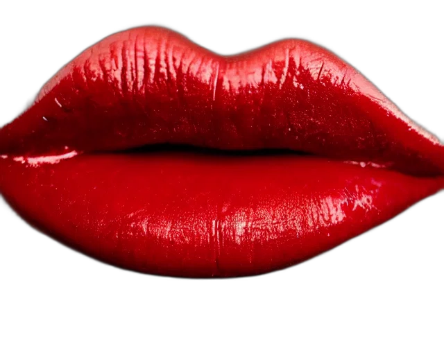 photorealistic, red, big, plump transparent PNG cut-out