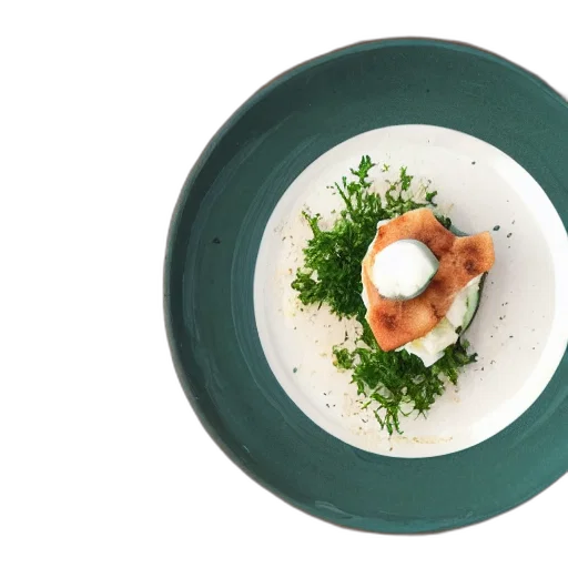 food, plate, fish, creme transparent PNG cut-out
