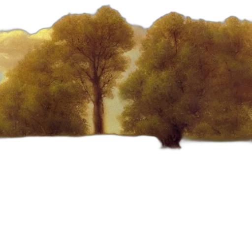 tree, crown, furniture, photorealistic transparent PNG cut-out