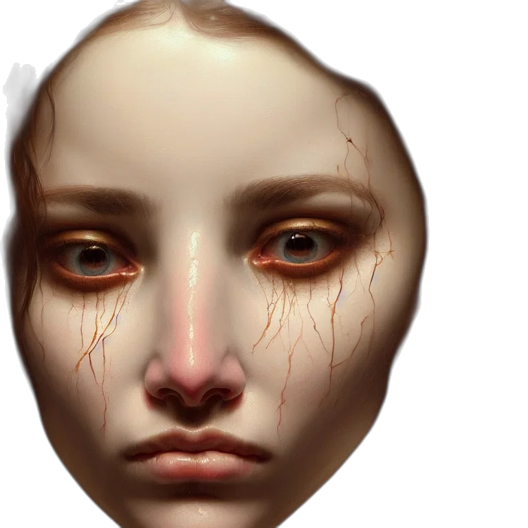 face, mask, creature, robot transparent PNG cut-out