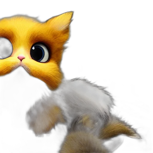 animal, creature, staff, 3d render transparent PNG cut-out