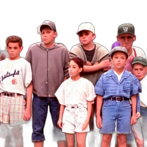 film, still, sandlot transparent PNG cut-out