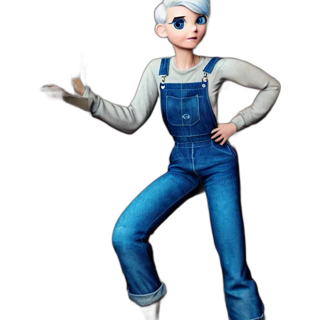 robot, staff, jacket, 3d render transparent PNG cut-out
