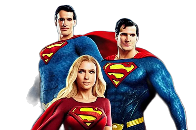 comic book art, concept art, superhero, squad transparent PNG cut-out