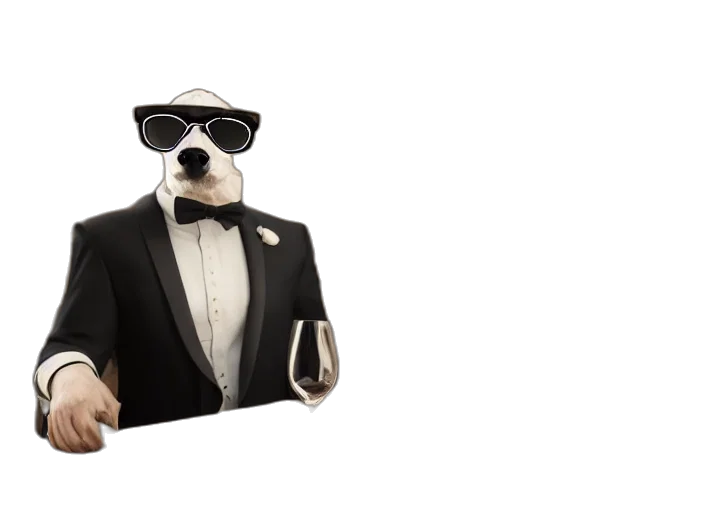 staff, animal, robot, 3d render transparent PNG cut-out