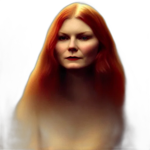 face, hair, dress, creature transparent PNG cut-out