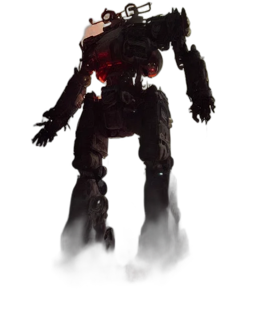 robot, weapon, creature, concept art transparent PNG cut-out