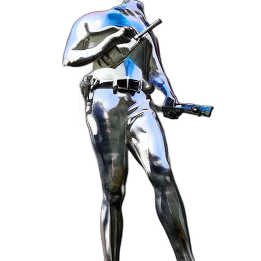robot, weapon, sword, staff transparent PNG cut-out
