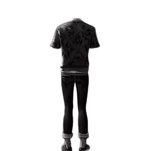 jacket, staff, creature, face transparent PNG cut-out