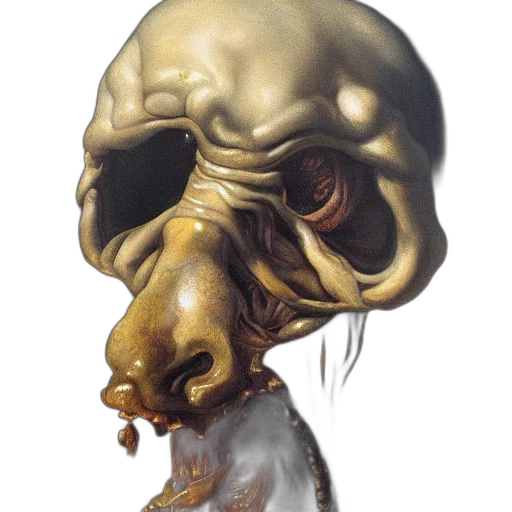 face, mask, creature, hair transparent PNG cut-out
