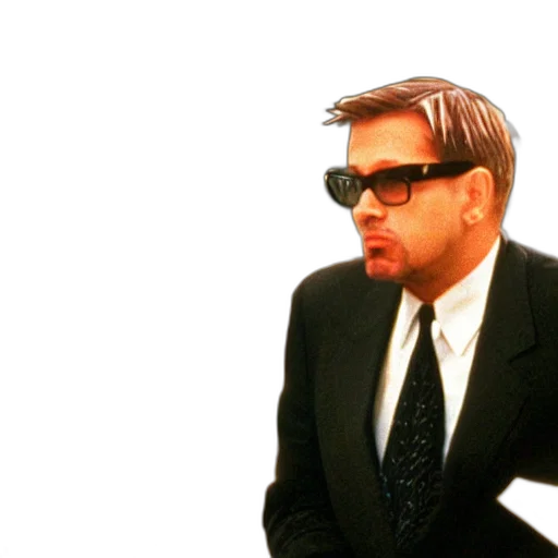 jacket, staff, vaporwave, film transparent PNG cut-out