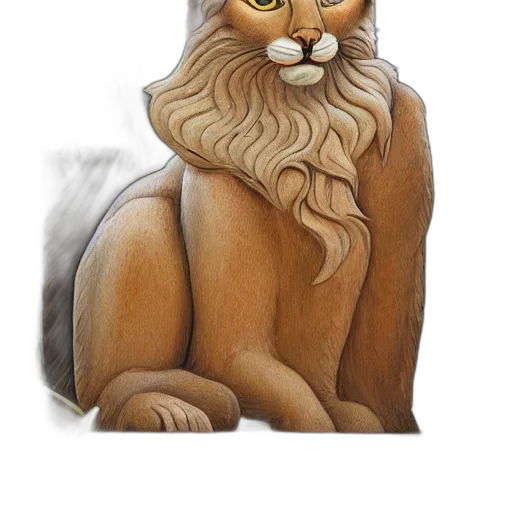 animal, staff, creature, crown transparent PNG cut-out