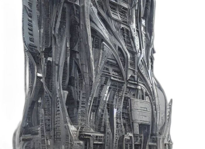 building, car, dress, hair transparent PNG cut-out