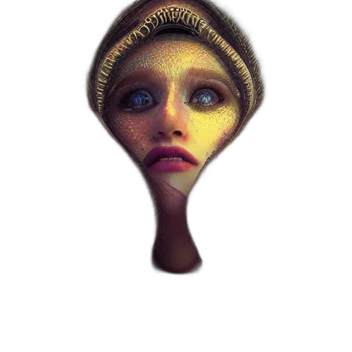 hat, face, mask, creature transparent PNG cut-out