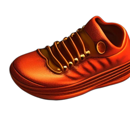 shoes, 3d render, photorealistic, most transparent PNG cut-out