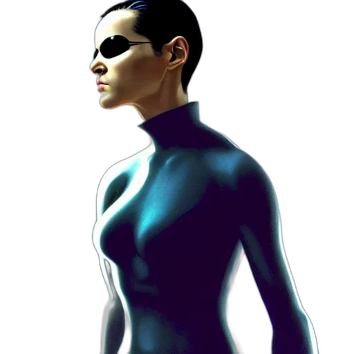 robot, dress, concept art, 3d render transparent PNG cut-out