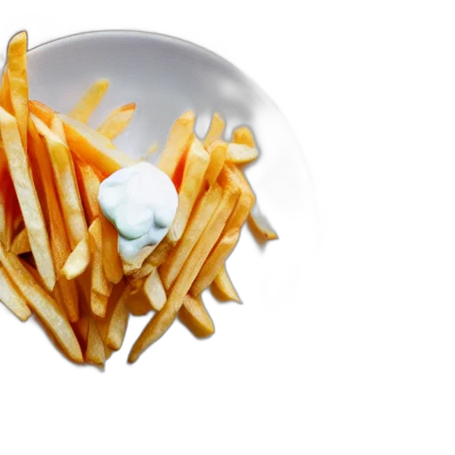 food, crown, robot, 3d render transparent PNG cut-out