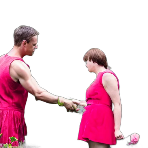 dress, weapon, flower, bottle transparent PNG cut-out