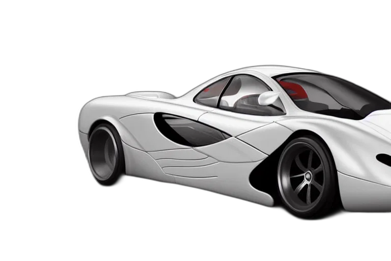 car, 3d render, photorealistic, concept art transparent PNG cut-out