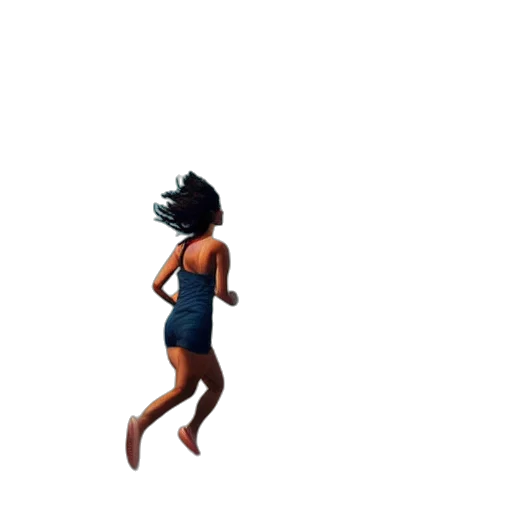 hair, dress, creature, shoes transparent PNG cut-out