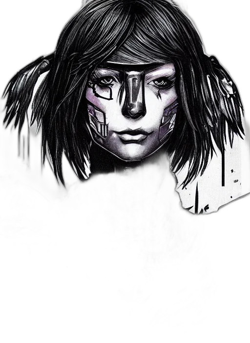 mask, face, creature, robot transparent PNG cut-out