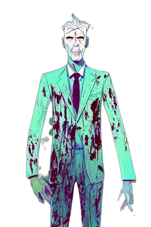 jacket, creature, dress, face transparent PNG cut-out