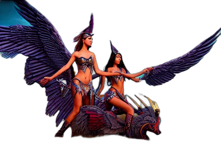 fantasy art, concept art, pixel art, comic book art transparent PNG cut-out
