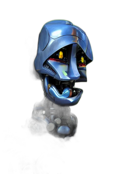 robot, mask, face, creature transparent PNG cut-out