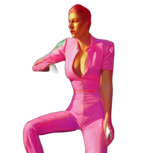 dress, robot, jacket, concept art transparent PNG cut-out