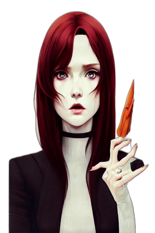 staff, face, weapon, hair transparent PNG cut-out