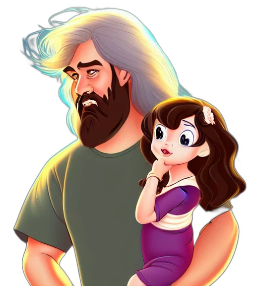hair, cartoon, concept art, fantasy art transparent PNG cut-out