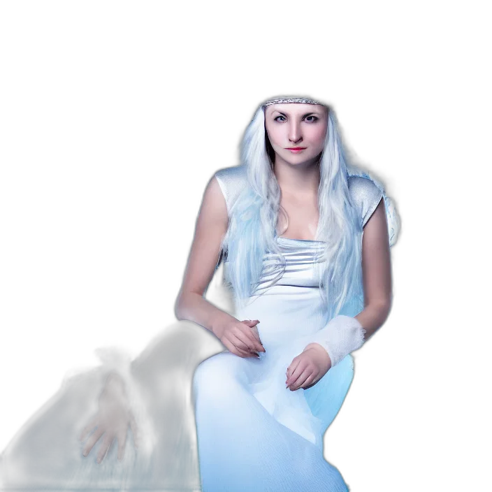 dress, creature, concept art, 3d render transparent PNG cut-out