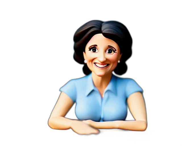 staff, cartoon, 3d render, photorealistic transparent PNG cut-out