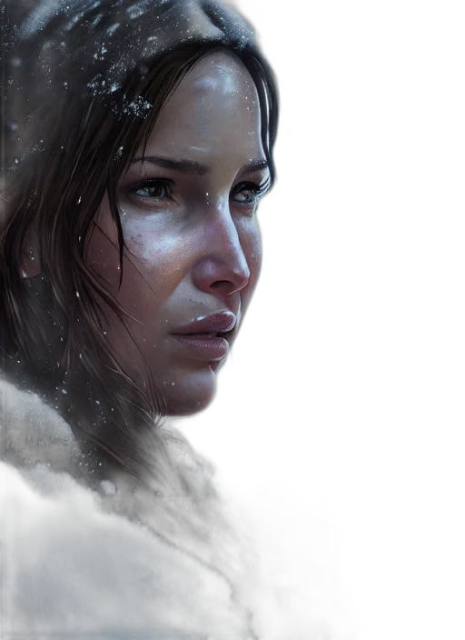 face, photorealistic, concept art, fantasy art transparent PNG cut-out