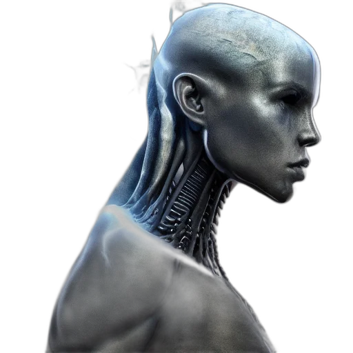 robot, face, creature, jewelry transparent PNG cut-out