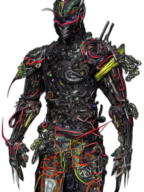 robot, weapon, staff, creature transparent PNG cut-out