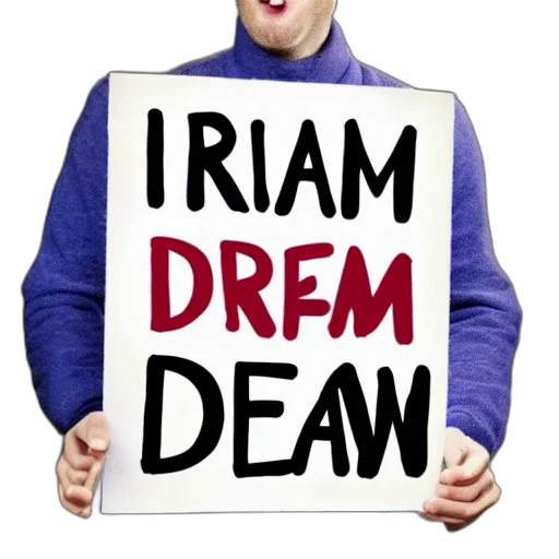 human, robot, holding, sign transparent PNG cut-out