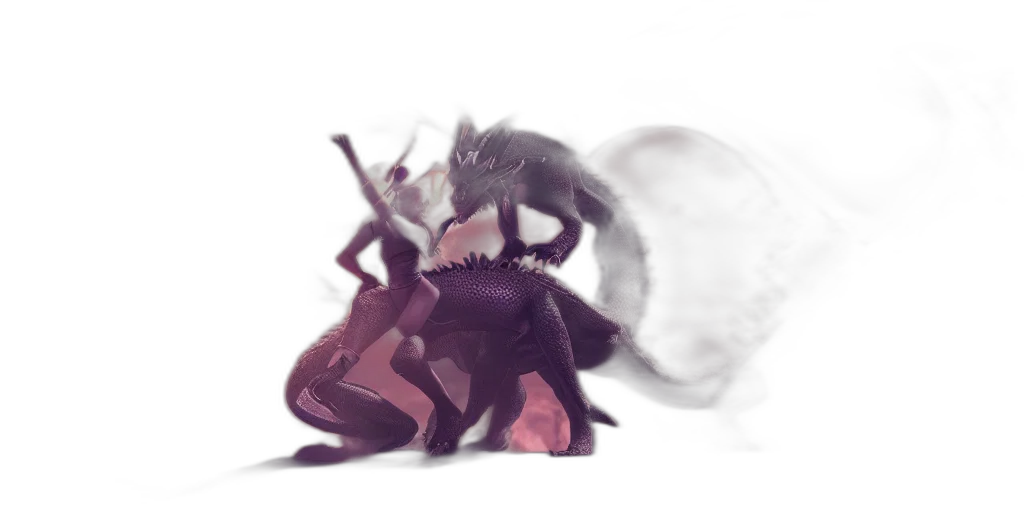 dragon, creature, weapon, mask transparent PNG cut-out