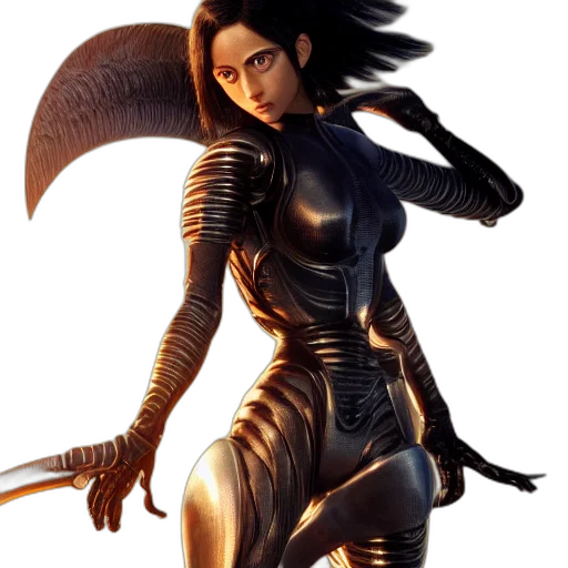 concept art, comic book art, fantasy art, 3d render transparent PNG cut-out