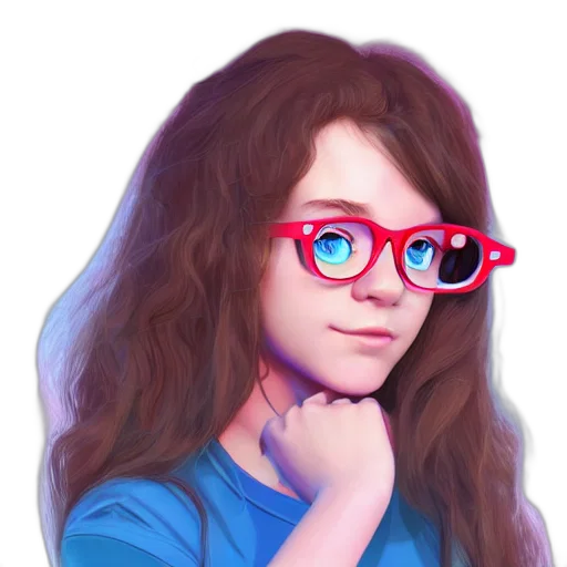face, hair, staff, cartoon transparent PNG cut-out