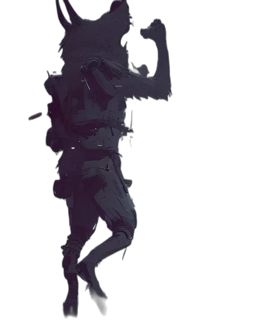 dragon, mask, creature, staff transparent PNG cut-out