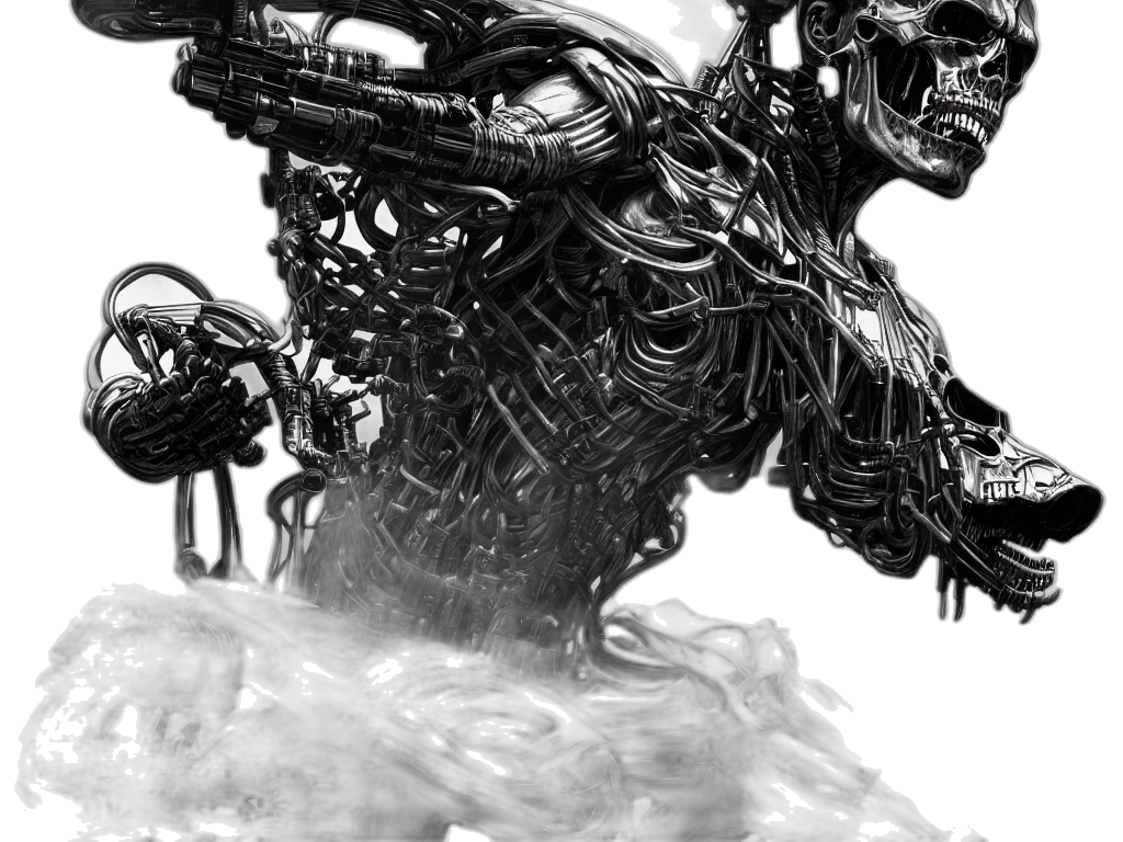 robot, creature, concept art, comic book art transparent PNG cut-out