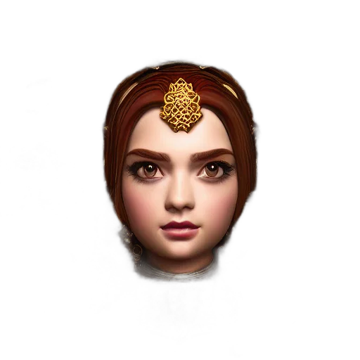 crown, jewelry, face, mask transparent PNG cut-out