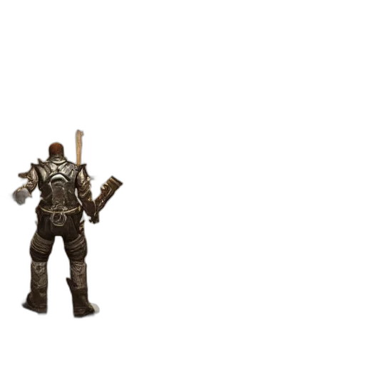 robot, weapon, staff, creature transparent PNG cut-out