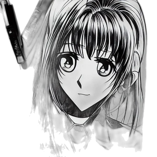 face, jacket, mask, hair transparent PNG cut-out