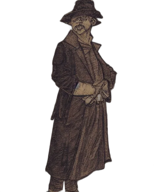 staff, hat, jacket, mask transparent PNG cut-out