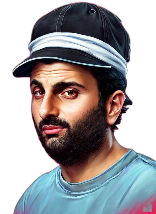 hat, face, staff, cartoon transparent PNG cut-out